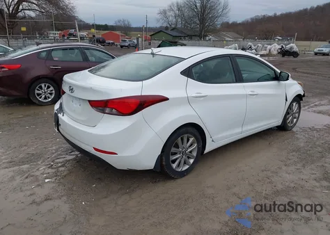 2016 Hyundai Elantra Se from USA, damaged, VIN 5NPDH4AE4GH653469